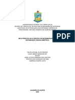 Relatório Da Aula Prática de Determinação Da Distribuição Granulométrica