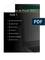 Curso de Excel UFRJ CC - Aula 1