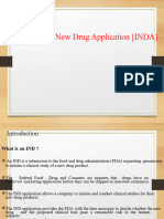 Investigational New Drug Application (INDA)