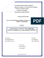 Commande Par Carte FPGA D Une Modelisati