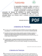 Análise Histórica Da Profissão de Nutricionista No Brasil