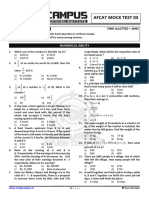 Afcat Mock Test 03