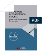 Modalidades de Contratacion Laboral 2021