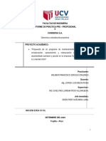 Formato FP11 - Informe de Prácticas Ii - Idrogo Cruzado Wilmer Francisco 2023 - Consersa Sa