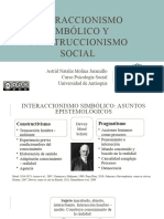 Interaccionismo Simbólico y Construccionismo Social