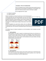 Buildings-Types of Foundations