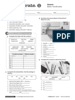 COL - TRB1 - Vocabulary - Basic Starter