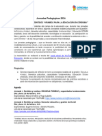 Convocatoria Jornadas Pedagógicas 2024 - 14.02.24