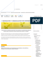 Curso - Elaboración de Documentos Digitales, Sección - NAVEGACIÓN Y COMUNICACIÓN POR INTERNET