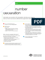 TFN Declaration Form N3092