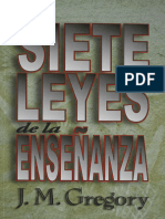 Las Siete Leyes de La Enseñanza (J. M. Gregory)