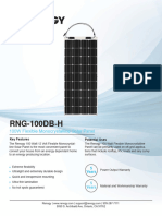 RNG-100DB - H: 100W Flexible Monocrystalline Solar Panel