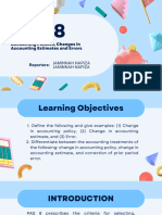 PAS 8 - Accounting Policies, Changes in Accounting Estimates and Errors