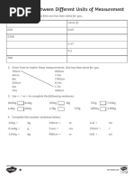 T2 M 4635 KS2 Converting Measurements Worksheets - Ver - 3