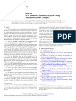 Linear Coefficient of Thermal Expansion of Rock Using Bonded Electric Resistance Strain Gauges