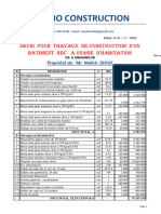 Devis R+1 - Malick DIOUF MBambilor