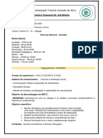 2 Roteiro Semanal 14 A18 de Agosto - Turma 41 - Prof Sara Vieira