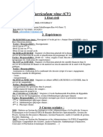 Curriculum Vitae - Copie