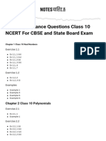 Maths Importance Question NCERT Exercise