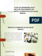 Terapias Alternativas en Salud Mental Final