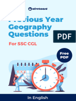 SSC CGL Geography 5yrs Qs