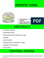 Genetic Code. A Comprehensive Overview.