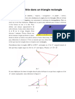 Trigonometrie Triangle Rectangle