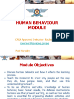 2 Human Behaviour Module