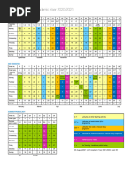 TU Delft Calendar, Academic Year 2020/2021: 1St Semester