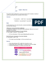 Homework English - Third Conditional