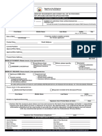 OMB Form 1 - Application For Ombudsman Clearance