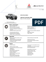 Especificaciones Técnicas L200 GLS at