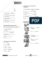 Unit 1 TEST English Plus 1