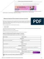 Difference Between Micronutrients and Macronutrients