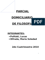 Segundo Parcial Domiciliario de Filosofía - UnLaM