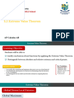 5.2 Extreme Value Theorem, Global Versus Local Extrema, and Critical