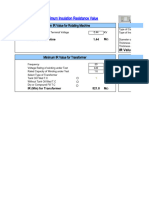 Insulation Resistance Value Measurement (1.8.23)