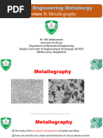 ME3215 - L3 Metallography