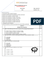 GRADE 7 SCIENCE ANNUAL Revision Worksheet