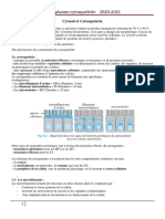 Chapitre III Cours Cytosquelette