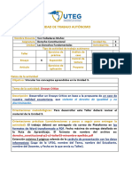 TALLER - AUTONOMO - 3 D Derecho - Constitucional U3 Taller3