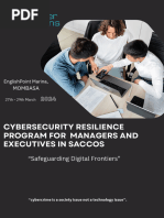 Cybersecurity Resilience Program For Managers and Executives of SACCOS