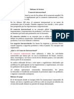 Informe de Lectura. Comercio Internacional. Marcos Gustavo. 2019-1185