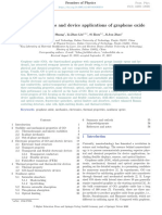 Physical Properties and Device Applications of Graphene Oxide