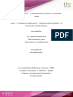 Anexo 2 - Escenario 2 - La Interculturalidad Educativa en Contextos Locales