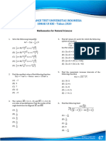 SIMAK UI 2020 - Mathematics For Natural Sciences