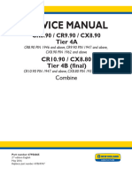 New Holland CR8.90 CR9.90 CX8.90 Tier 4A & CR10.90 CX8.80 Tier 4B (Final) Combine Service Repair Manual (NA)