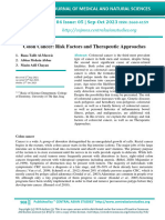 Colon Cancer: Risk Factors and Therapeutic Approaches