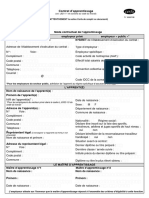 Notice CERFA Contrat D'apprentissage 2024