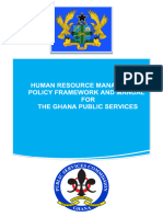 The PSC HR Management Policy Framework & Manual